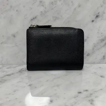 Paul Smith 폴스미스 접이식 지갑 지퍼 블랙 천연 가죽