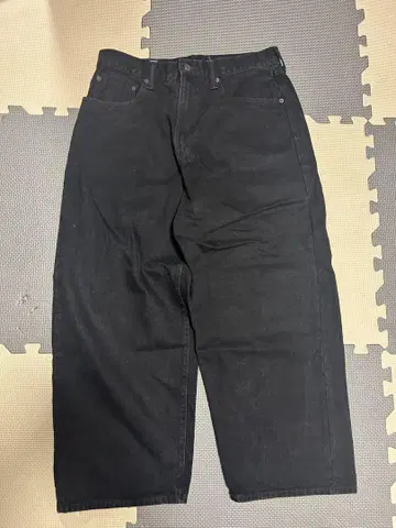 GAP 블랙 슈퍼 배기 데님 32-30