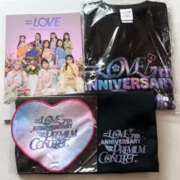 =LOVE 이코러브 7주년 콘서트 프리미엄 티켓 한정판 굿즈 T셔츠
