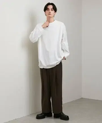 Lui's SHINE WIDE 롱 슬리브 티셔츠