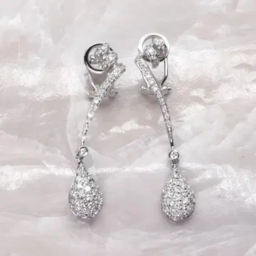 REPOSSI 다이아몬드 귀찌 750WG