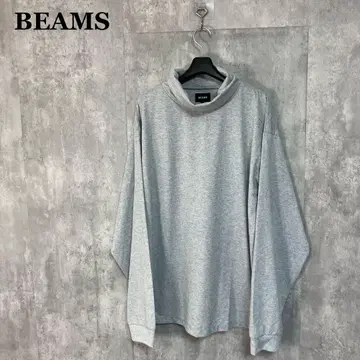 새상품 BEAMS 캐시미어 혼방 터틀넥 티셔츠 L