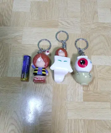 게게게의 기타로 소프트 비닐 키링 3종 묶음 판매