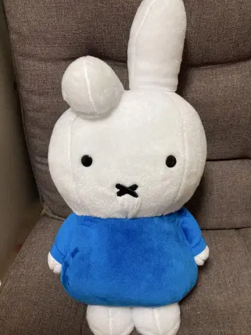 미피 봉제 인형 화이트 & 파랑