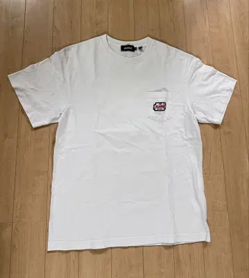 XLARGE 화이트 포켓 티셔츠