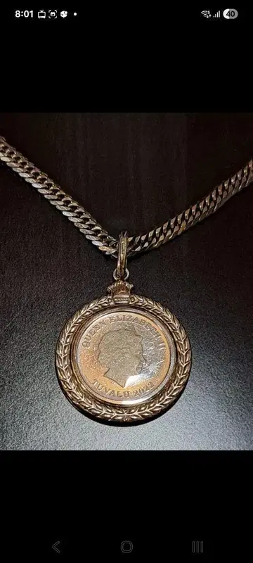 플래티넘 펜던트 탑