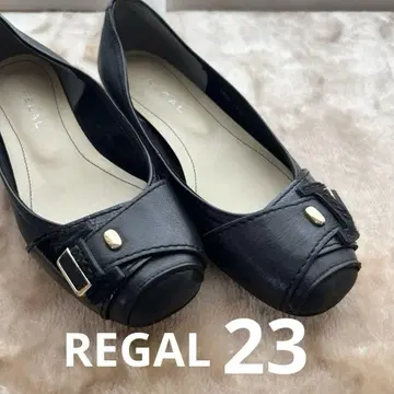리갈 REGAL 여성용 로퍼 가죽 신발 23 블랙 포멀