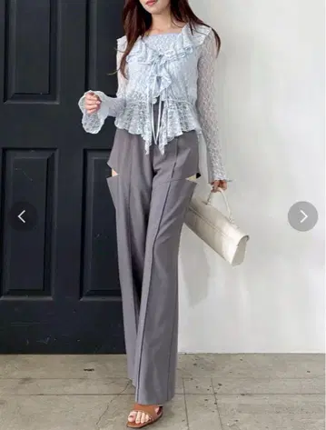 사이드 오픈 슬랙스 dazzlin