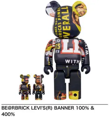 BE@RBRICK X LEVI'S BANNER 100% & 400%