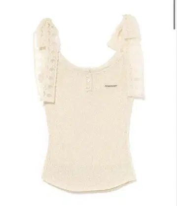 아이보리 Cotton ribbon tank andmary