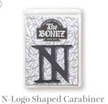 The BONEZ N-Logo Shaped Carabiner 카라비너