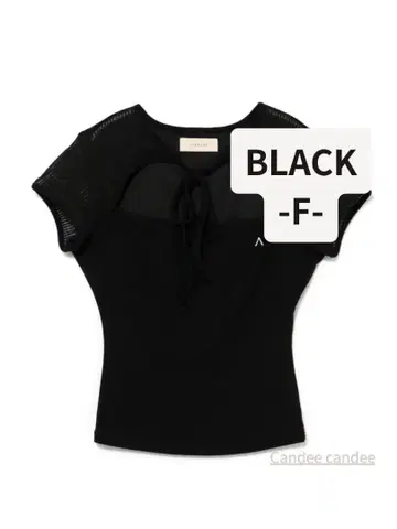 Roy ribbon tops 블랙