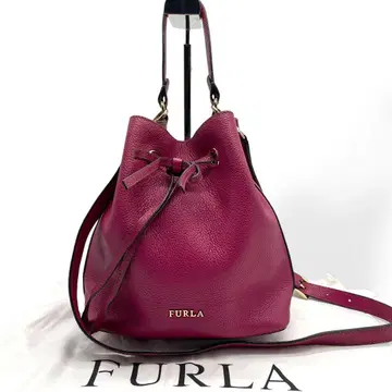 컨디션 최상 FURLA 코스탄차 2way 숄더백 핑크 계열