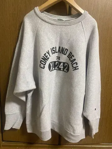챔피온 그레이 맨투맨