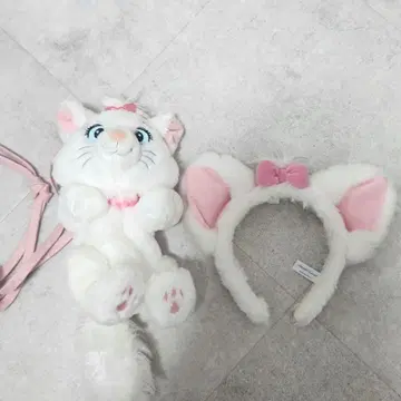 마리 머리띠 봉제 인형 미니백 세트