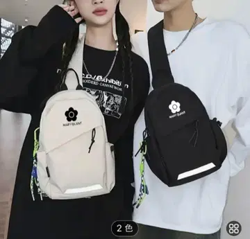 MARY QUANT 숄더백 블랙