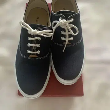 REGAL 네이비 스니커즈 데크 슈즈