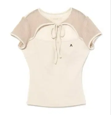 andmary Roy ribbon tops ivory