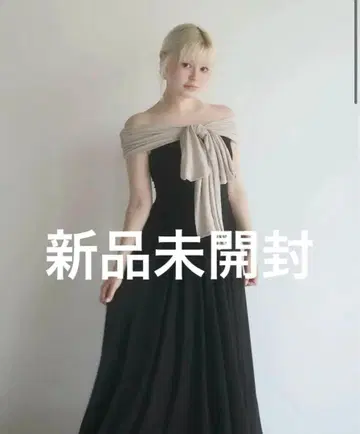 andmary Orga offshoulder dress black