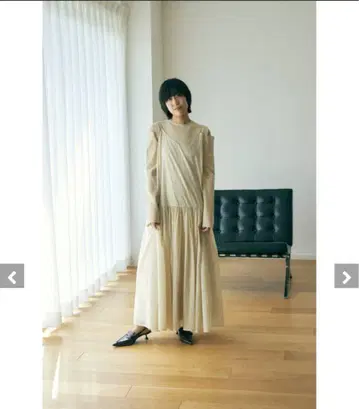 M_에어 시어 캐미 드레스 moussy 엠언더바
