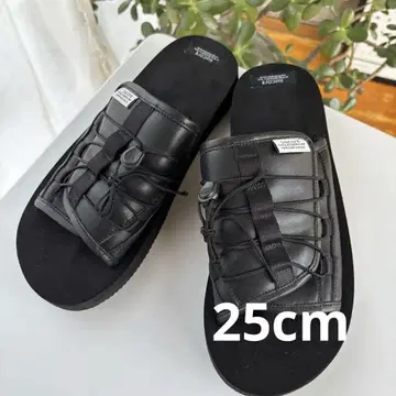 [하자품] SUICOKE 나노 유니버스 별주 샌들 블랙 25cm