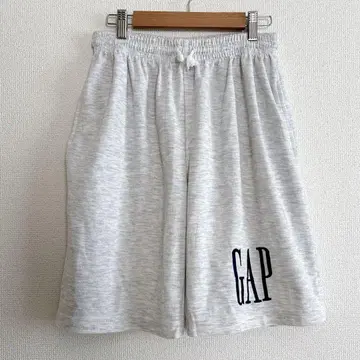갭 GAP 하프 팬츠 맨투맨 팬츠 허리밴딩 그레이 하의