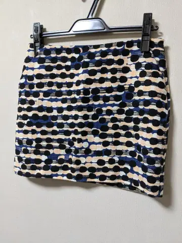 Diane von Furstenberg 도트 무늬 미니 스커트 DvF