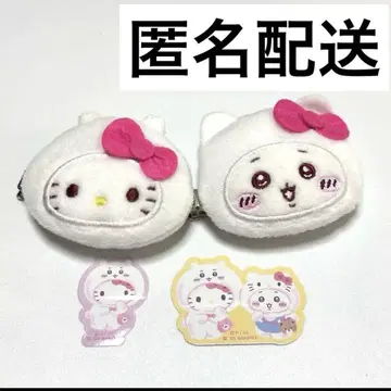 치이카와 키티 헤어 클립 스티커 산리오