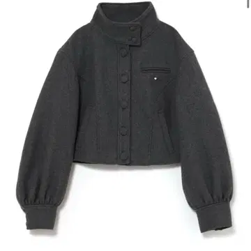 andmary Zoey stand neck jacket gray