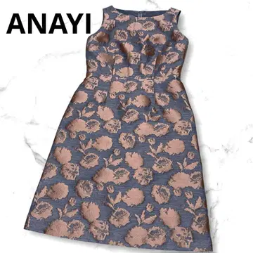 ANAYI 아나이 엠보싱 자카드 원피스 38