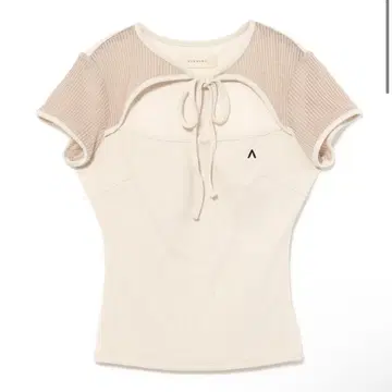 andmary Roy ribbon tops ivory