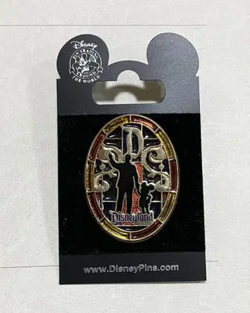 Disneyland 핀 배지 미키 실루엣