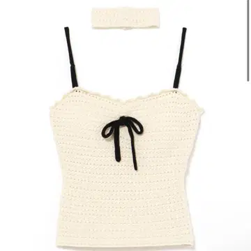 andmary Sui ribbon tops ivory