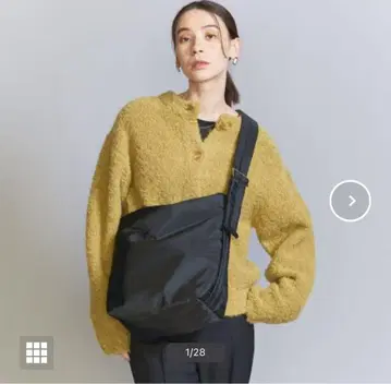 스티치 벨트 숄더백