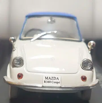 MAZDA R360 쿠페 미니카 화이트/블루