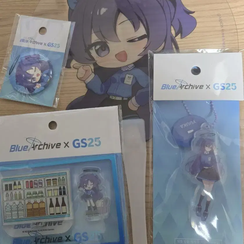 Blue Archive X GS25 Yuuka Goods Set on Bunjang Global Site.