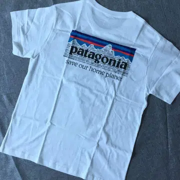 파타고니아 patagonia 반팔 티셔츠 남성용 티셔츠 M 사이즈 화이트