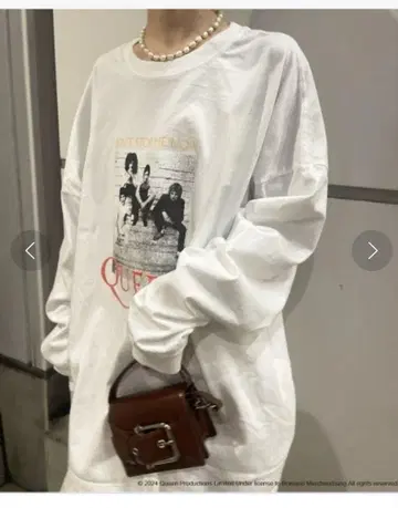 AMERI QUEEN DON'T STOP ME NOW LS TEE