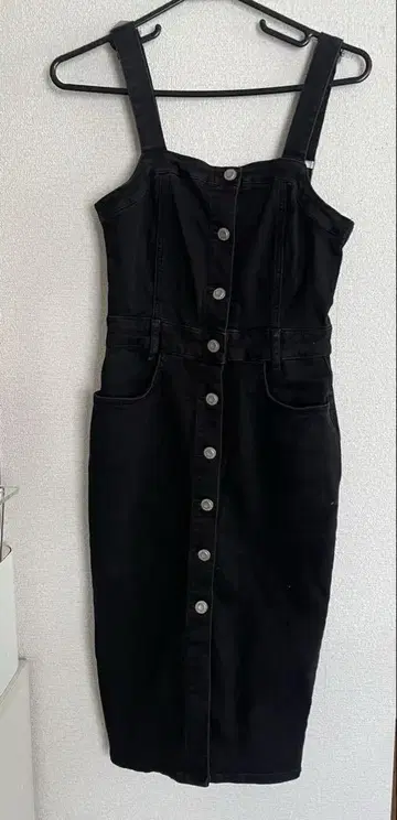 zara 자라 데님 원피스 타이트 블랙 살로펫