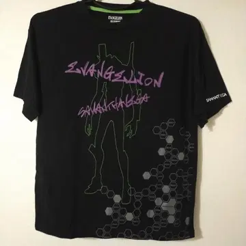 새상품급 에반게리온 사만사베가 티셔츠 블랙 L SAMANTIVEGA