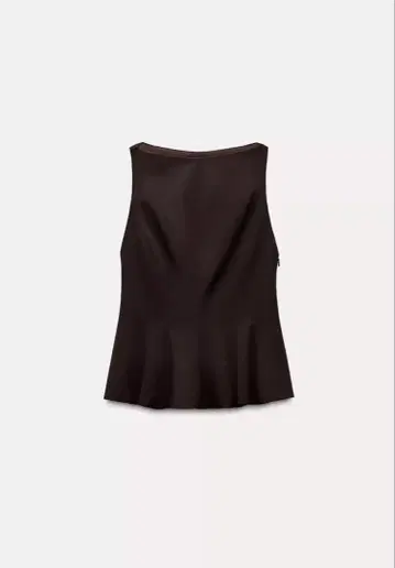 ZARA 슬리브리스 페플럼 상의 새상품