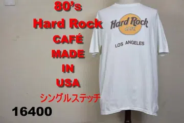 하드록 카페 80년대 티셔츠 USA산 16400 면 100% 헤인즈