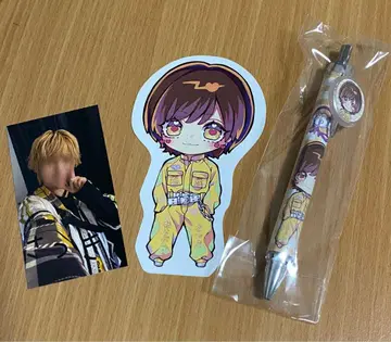 사츠키 러브식 사인 포함 사진 볼펜 스티커 복권 라이브