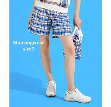 Munsingwear KINLOCH ANDERSON 체크 하프 팬츠