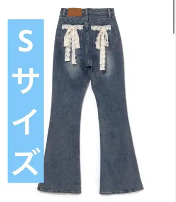 Lacey ribbon heart hip denim s 앤드마리
