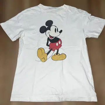 론 헤르만 Disney 콜라보 M 미키마우스 프린트 티셔츠 White