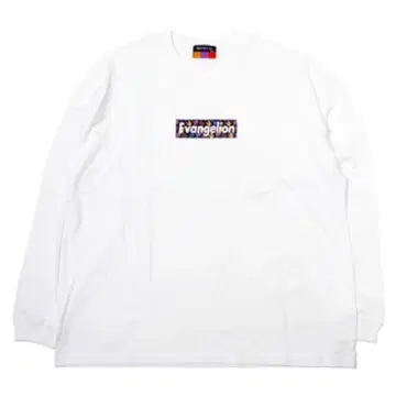 RADIOEVA EVANGELION BOX LOGO CUTSEW 화이트
