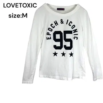 LOVETOXIC 러브톡시 셔츠 티셔츠 상의 긴팔 M