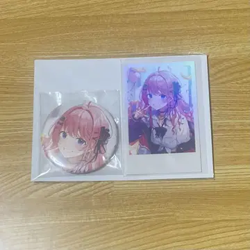 니지산지 쿠라모치 메루토 생일 굿즈 2024 캔뱃지 폴라로이드풍 카드