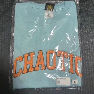king gnu CHAOTIC 자수 T셔츠 L 스카이블루